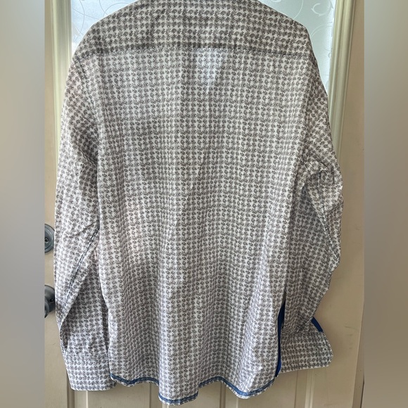 Georg Roth LA long sleeve 💯 cotton button down shirt size XL. Made in Turkey - Picture 6 of 9